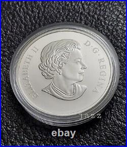 2017 Canada $20 1 oz Pure Silver Coloured Coin A Platinum Celebration Proof