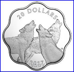 2017 Canada EXCLUSIVE Masters Club Pure Silver Coin -Timber Wolf