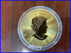 2017 Canada Maple Leaf Golden Noir Passion Red 1oz Silver Coin Mtg 300 RARE