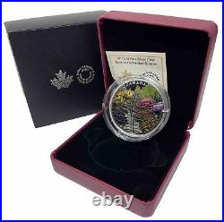 2017 Fine silver 2oz Gardens Of Canada Gate To Enchanted Garden $30 Coin #25-12