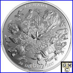 2017'Flora and Fauna of Canada' Proof $30 Silver Coin 2oz. 9999 Fine (18215)NT
