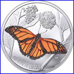 2017'Monarch Migration' Colorized Proof $50 Fine Silver 3oz. Coin (18241) (OOAK)