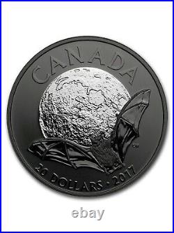 2017 NOCTURNAL BY NATURE? THE LITTLE BROWN BAT? $20 1oz Silver Coin RCM
