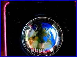 2017 ROYAL CANADIAN MINT $25 Fine Silver Coin A View of Canada from Space OGP