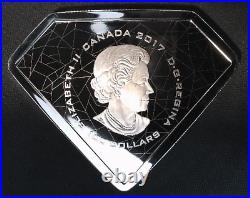 2017 Superman Shield Canada 100 Dollar Coin. Mintage 1500