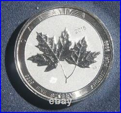 2018 $10 Twin Maple Leaf Coin 2 Oz 0.9999 Fine Silver Lot 271141