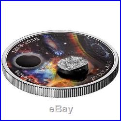 2018-150th Anniversary of the RAS of Canada $20 1oz Silver Proof Meteorite Coin