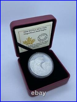 2018 $15 Fine Silver Coin-Magnificent Bald Eagles 166955