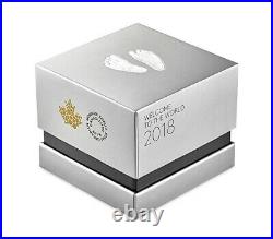 2018 Baby Gift Welcome to the World Silver Coin mintage 20 000