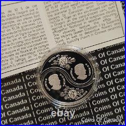2018 Canada $10 Silver Coin Black White Yin + Yang Tiger + Dragon #coinsofcanada