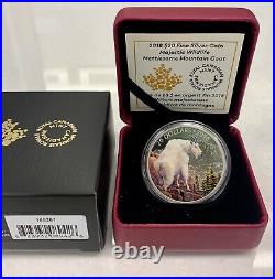 2018 Canada $20 Fine Silver Coin Majestic Wildlife Mettlesome Mountain Goat