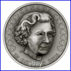 2018 Canada $25 Her Majesty Queen Elizabeth II A Royal Life Silver 3d-coin Set