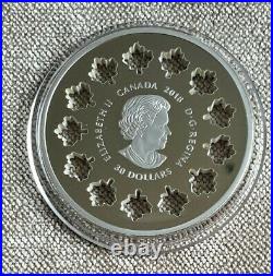 2018 Canada $30 Evolving a Nation Proof Pure Silver 51.7g Coin