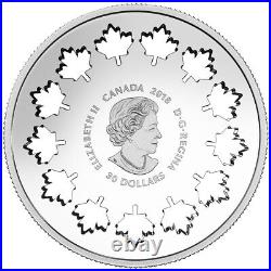 2018 Canada $30 Pure Silver Coin Evolving a Nation