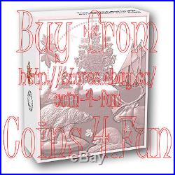 2018 Canada Big Coin Series #1 Voyageur $1 5 OZ Pure Silver with Rose Gold Dollar