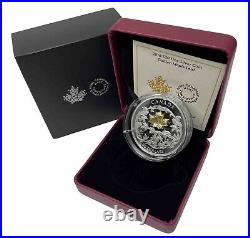 2018 Canada Fine silver 2oz 3D Golden Maple Leaf $30 Coin #25-10