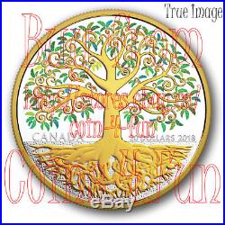 2018 Canada Tree of Life 1 oz $20 Pure Silver Coin