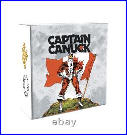 2018 Captain Canuck $20 1OZ Pure Silver Proof Coloured Coin Canada-SALE