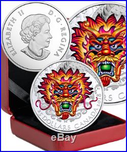 2018 Dragon Boat Festival Racing $25 1OZ Silver Proof High Relief Coin Canada