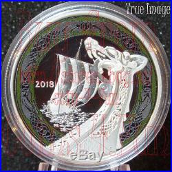 2018 Norse Figureheads #1 Northern Fury 1 oz $20 Pure Silver Coin Canada