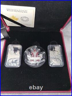2018 Pure Silver 3-Coin Set Beneath Thy Shining Skies #165900
