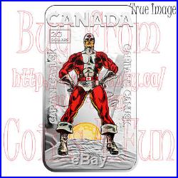 2018 Signed Certificate Captain Canuck 1 oz $20 Pure Silver Coin Canada