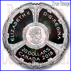 2018 Star Trek Deep Space Nine $20 Pure Silver Proof Coloured Coin Canada