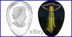 2018 UFO Falcon Lake Incident Extraterrestrial $20 1 ounce Silver Glow Coin