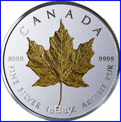 2019 40th Anniversary of Gold Maple Leaf $20 1 OZ Pure Silver Coin Canada