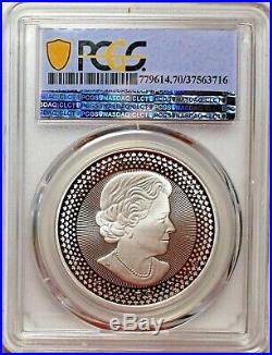 2019 $5 Pride of Two Nations Silver Maple Leaf Modified Proof PCGS PR70 FDOI