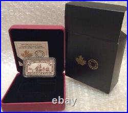2019 Arrival Cartier Quebec1535 $20 Silver Coin 1608-1908 20-cent Canada Stamp