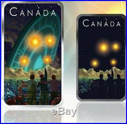 2019 CANADA $20 SHAG HARBOUR UFO Glow-in-the-Dark 1oz Proof Silver Coin