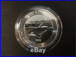 2019 Canada $10 2oz Canadian Orca Fine Silver 2 oz Bullion coin