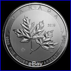 2019 Canada 10 oz Silver $50 Magnificent Maple Leaves BU SKU#188569