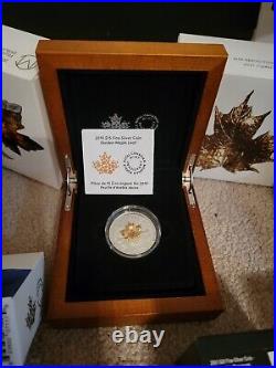 2019 Canada $15 Fine Silver Coin Golden Maple Leaf Master's Club Exclusive