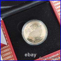 2019 Canada $15 Year Of The Pig Fine Silver Coin #coinsofcanada