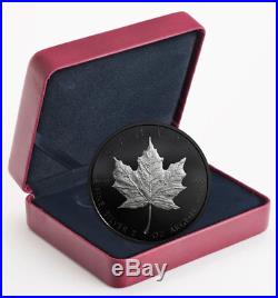 2019 Canada 2 oz Silver Maple Leaf Black Proof $10 Coin GEM Proof OGP SKU55657