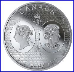 2019 Canada 5 OZ Silver Coin 200th Anniversary Birth of Queen Victoria COA #82
