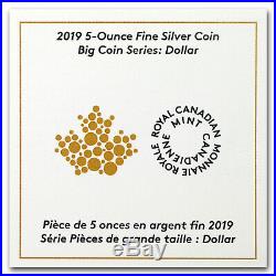 2019 Canada 5 oz Silver $1 Big Coin Series Loon (Dollar) SKU#176419