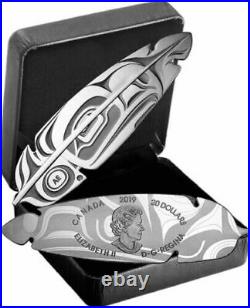 2019 Canada Eagle Feather $20 pure silver coin Northwest aboriginal art