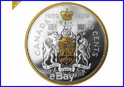 2019 Canada Masters Club Half Dollar 60th Anniversary 99.99% Pure Silver Coin