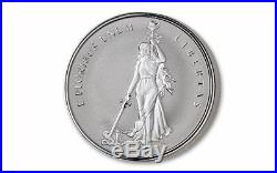 2019 Canada Peace & Liberty UHR 1 oz Silver. 9999 GEM Reverse Proof Coin WithOGP