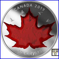 2019'Celebrating Canada's Icons- SML' Prf $50 Fine Silver 5oz. Coin (18648)OOAK
