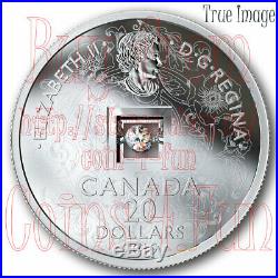 2019 FIRE AND ICE Canadian dancing diamond Sparkle of Heart $20 Pure Silver Coin
