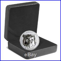 2019 Grizzly Bear Multifaceted Animal Head #2 EHR Silver Coin IN STOCK