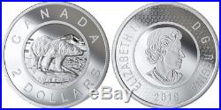 2019 Multilayered Polar Bear R&D Toonie $2 3.5OZ Silver Coin Canada Mintage279