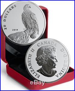 2019 Valiant Bald Eagle $20 1OZ Pure Silver Proof Coin Canada