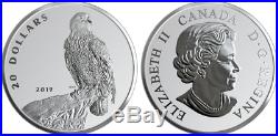 2019 Valiant Bald Eagle $20 1OZ Pure Silver Proof Coin Canada
