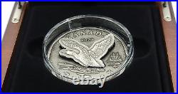 2020 2 oz. Pure Silver Coin The Flying Loon 13th Coin Minted Low Mintage 425