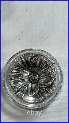 2020.9999 Fine Silver $20 Coin Remembrance Day Poppy Flower With COA & Case